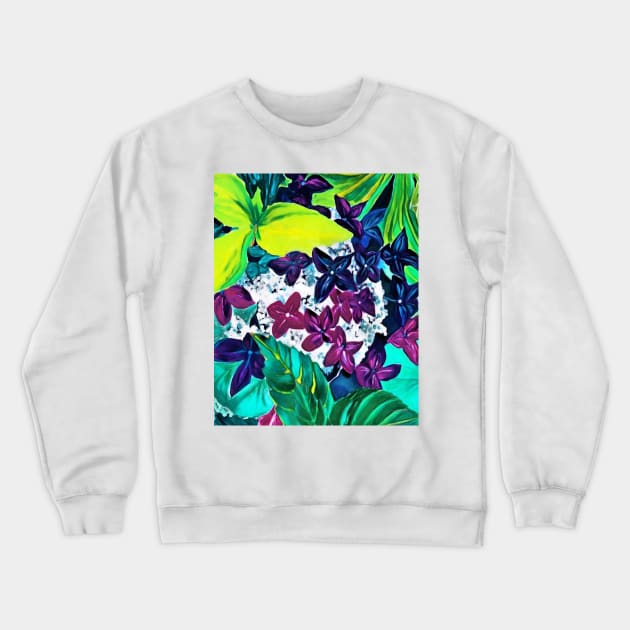 Hydrangea Crewneck Sweatshirt by GeriJudd
